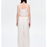 13DE MARZO | 2505 Wide Cargo Trousers White
