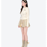 13DE MARZO | 2602 Flattering A-Line Bloomer Skirt Khaki