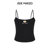 13DE MARZO | 2605 Mini Bear Print Vest Black