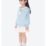 13DE MARZO | 2601 Babybear Wave Edge Cardign Blue