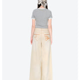 13DE MARZO | 2602 Oil Paint Clown Bear Short Tee Grey