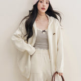 Kroche 2512 宽松连帽针织外套