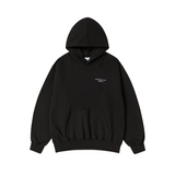 ADLV 2601 后背小熊印花连帽卫衣 黑