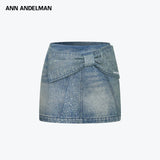 ANN ANDELMAN 2604 拼立领牛仔半裙