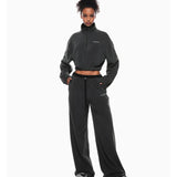 ANN ANDELMAN 2512 摇粒绒立领短款套头衫