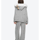 13DE MARZO | 2610 Rolling Stones Bear Sweatpants Grey