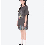 13DE MARZO | 2602 Carousel Clown Bear T-shirt Grey