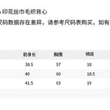 ANN ANDELMAN 2603 印花丝巾毛织背心 深灰