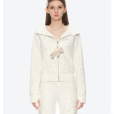 13DE MARZO | 2610 Galaxy Spark Slim Fit Hoodie Beige