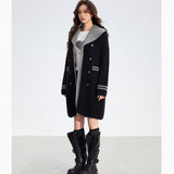 MacyMccoy 2511 连帽长款毛衣外套