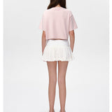 13DE MARZO | 2504 Bear Logo Patch Top Pink