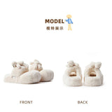 13DE MARZO | 2412 Bear Paw Slipper White