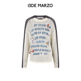 13DE MARZO | 2602 Rebel Clown Bear Hollow Sweater White