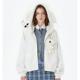 13DE MARZO | 2511 Harry Potter Hedwig Hogwarts Offer Bear Hoodie