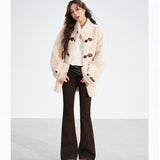 MacyMccoy 2512 羊毛皮扣大外套