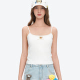 13DE MARZO | 2606 Mini Bear Print Vest White