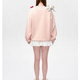 13DE MARZO | 2412 Doozoo Cupid Heart Sweater Pink