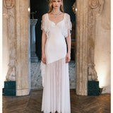 SHEER LUCK 2601 网纱蕾丝拼接鱼尾裙