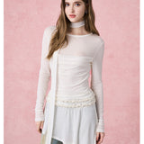 DIANA VEVINA 2512 假两件长袖打底衫