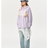 13DE MARZO | 2408 Float Cloud Balloon Hoodie Purple