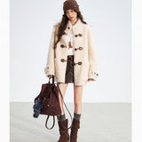 MacyMccoy 2512 羊毛皮扣大外套