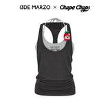 13DE MARZO | 2605 Lollipop Cami Top Set Dark Grey