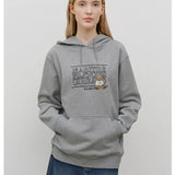 MARITHE 2511 涂鸦熊连帽减龄卫衣 灰