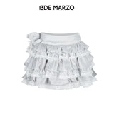 13DE MARZO | 2604 Bear Lacy Bud Skirt Grey