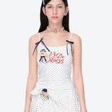 13DE MARZO | 2605 Sailor Bear Polka Dot Camisole