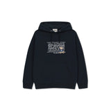 MARITHE 2511 涂鸦熊连帽减龄卫衣 海军蓝