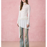 DIANA VEVINA 2512 假两件长袖打底衫