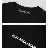 ANN ANDELMAN 2505 设计感中长款捏褶短袖T恤