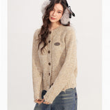 MacyMccoy 2601 彩纱粗针毛衣外套