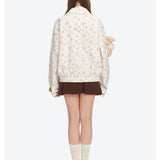 13DE MARZO | 2608 Reversible Floral Print Jacket