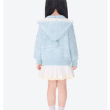 13DE MARZO | 2601 Babybear Wave Edge Cardign Blue