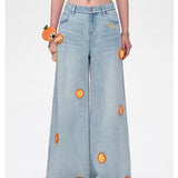 13DE MARZO | 2510 Bear Mini Fruit Jeans Blue