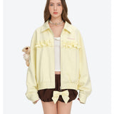 13DE MARZO | 2608 Reversible Floral Print Jacket