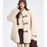 MacyMccoy 2512 羊毛皮扣大外套