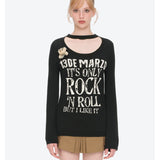 13DE MARZO | 2610 Rolling Stones Layering Sweater Black