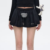 13DE MARZO | 2507 Bear A-Line Skort Black