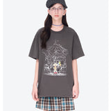 13DE MARZO | 2602 Carousel Clown Bear T-shirt Grey