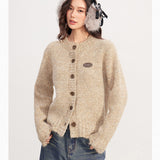 MacyMccoy 2601 彩纱粗针毛衣外套