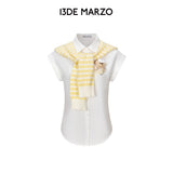 13DE MARZO | 2605 Golf Shirt Two-Piece Set Yellow
