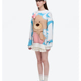 13DE MARZO | 2511 Doozoo Day and Night Sweater White