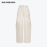 ANN ANDELMAN 2605 立体侧口袋洗水棉质工装裤