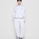 ADLV 2601 后背小熊印花连帽卫衣 灰