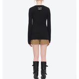 13DE MARZO | 2610 Rolling Stones Layering Sweater Black
