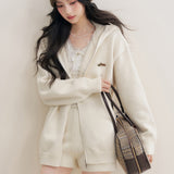 Kroche 2512 宽松连帽针织外套