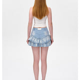 13DE MARZO | 2510 Bear Denim Cake Skirt