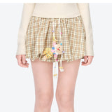 13DE MARZO | 2602 Flattering A-Line Bloomer Skirt Khaki